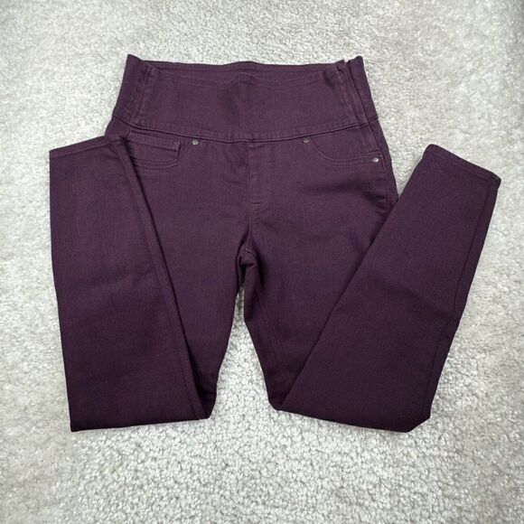 Spanx Solace High Rise Denim Stretch Skinny Jegging Purple - Picture 5 of 10